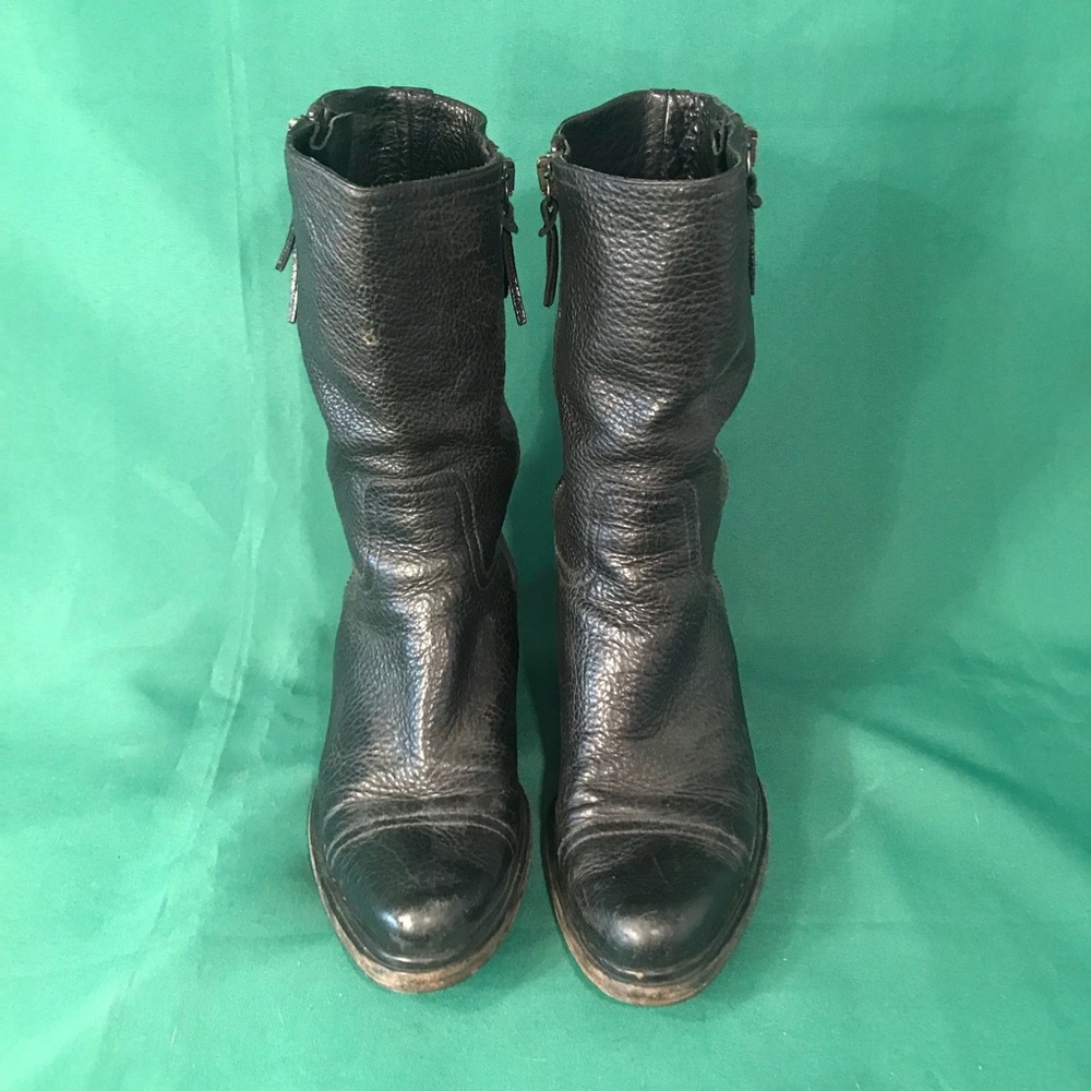 Miu Miu Leather Boots - Picture 2 of 4